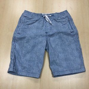 Abercrombie Kids 9/10 Blue & White Striped Shorts
